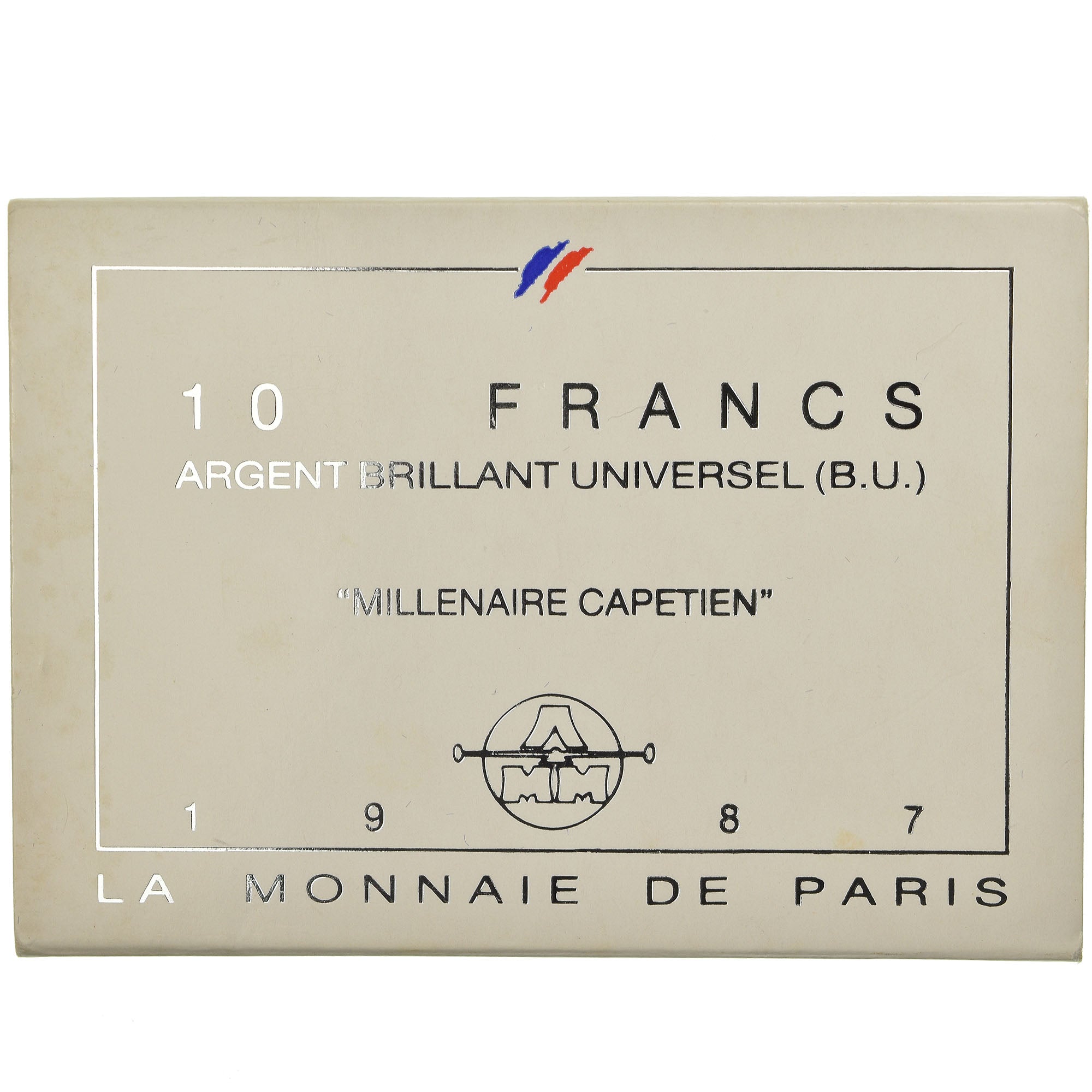 Coin, France, Hugues Capet, 10 Francs, 1987, Paris, BU, MS(65-70), Silver