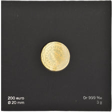 France, 200 Euro, Pièce d'Histoire, 2019, MS(65-70), Gold