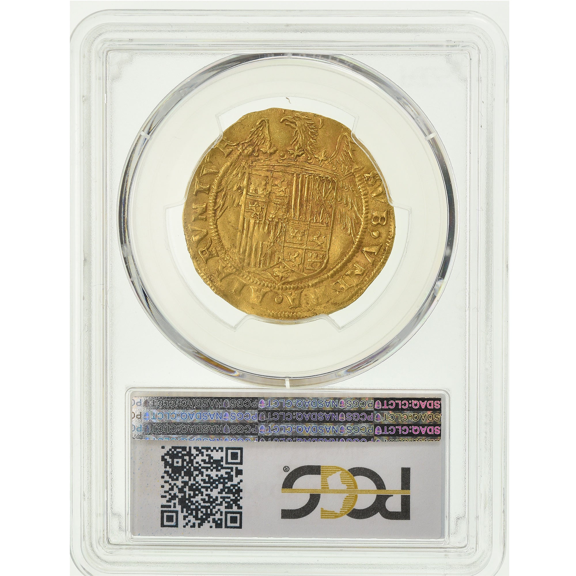 Monnaie, Espagne, Ferdinand & Isabelle, Double Excellente, Seville, PCGS, AU58