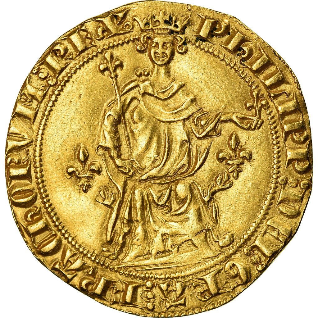 Monnaie, France, Philippe IV le Bel, Dit à la Reine, Florin, SUP, Or