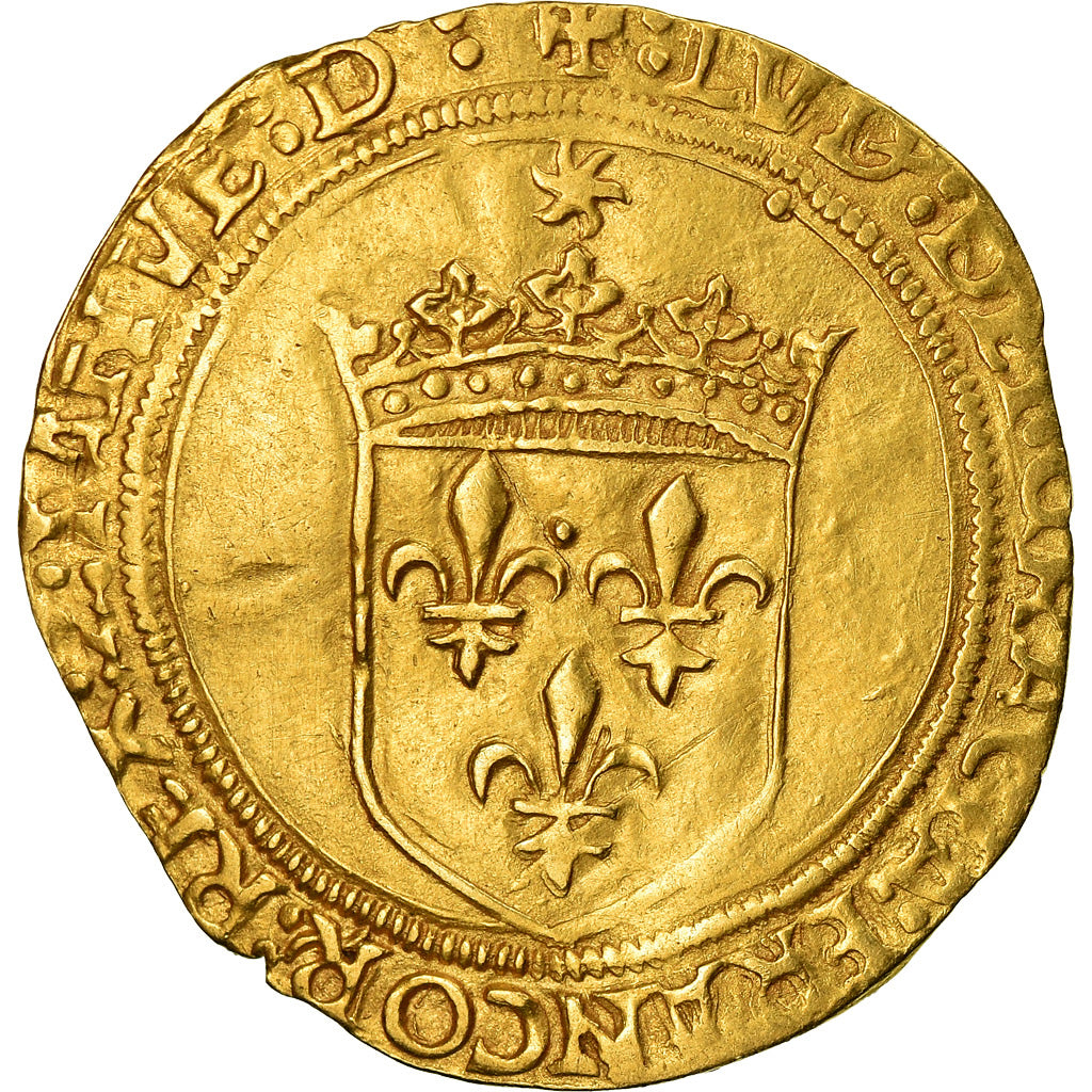Münze, Frankreich, Louis XII, Ecu d'or, Gênes, SS, Gold, Duplessy:750