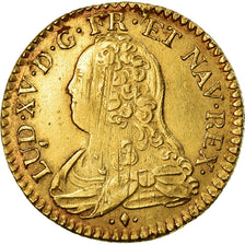 Monnaie, France, Louis XV, Louis d'or aux lunettes, Louis d'Or, 1731, Bayonne