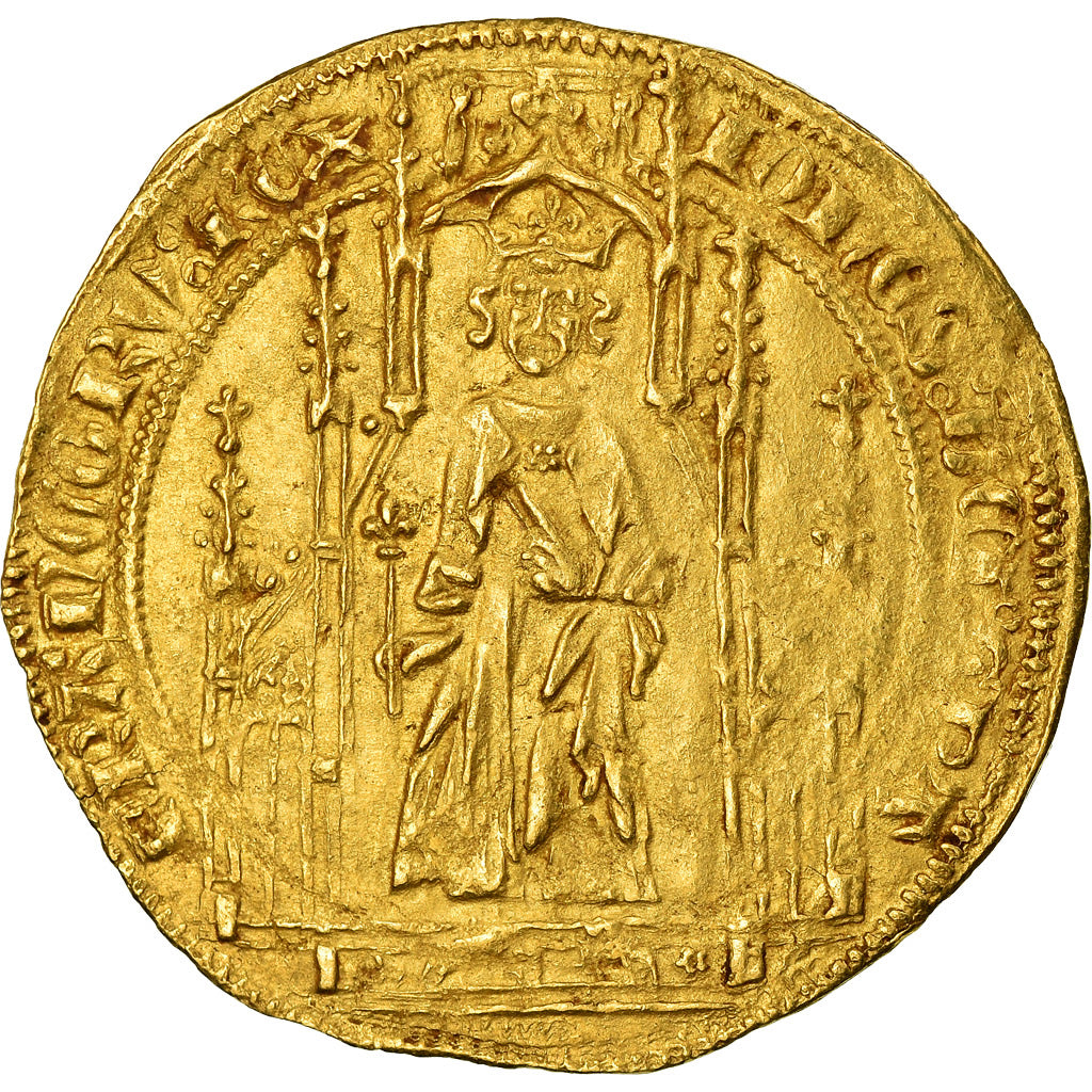 Coin, France, Jean II le Bon, Royal d'or, EF(40-45), Gold, Duplessy:293