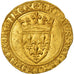 Coin, France, Charles VI, Ecu d'or, Paris, MS(60-62), Gold, Duplessy:369B