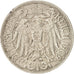 GERMANY - EMPIRE, Wilhelm II, 25 Pfennig, 1909, Stuttgart, Nickel, KM:18
