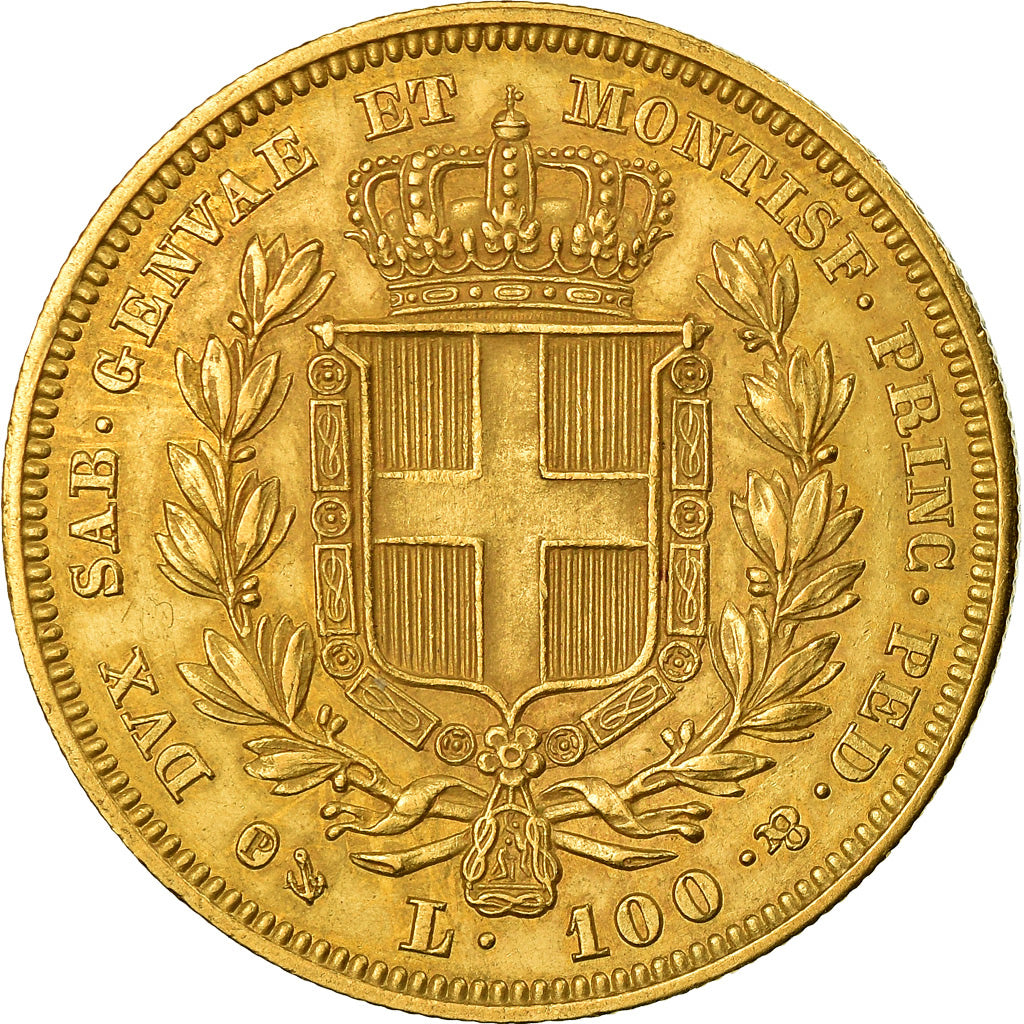 Münze, Italien Staaten, SARDINIA, Carlo Alberto, 100 Lire, 1832, Genoa, SS+
