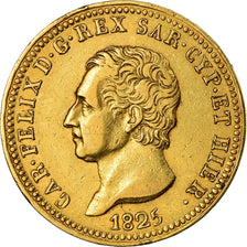 Coin, ITALIAN STATES, SARDINIA, Carlo Felice, 40 Lire, 1825, Torino, EF(40-45)