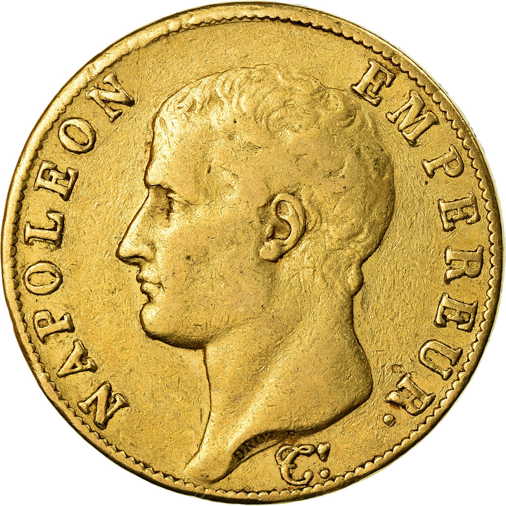 Münze, Frankreich, Napoléon I, 40 Francs, 1806, Torino, S+, Gold, KM:675.5