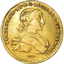 Monnaie, États italiens, NAPLES, Ferdinando IV, 6 Ducati, 1767, TTB, Or, KM:167