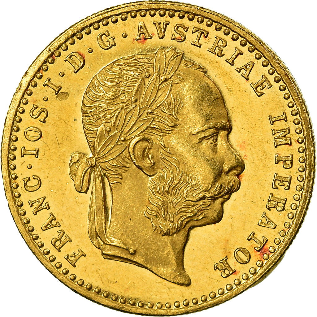Coin, Austria, Franz Joseph I, Ducat, 1889, MS(63), Gold, KM:2267