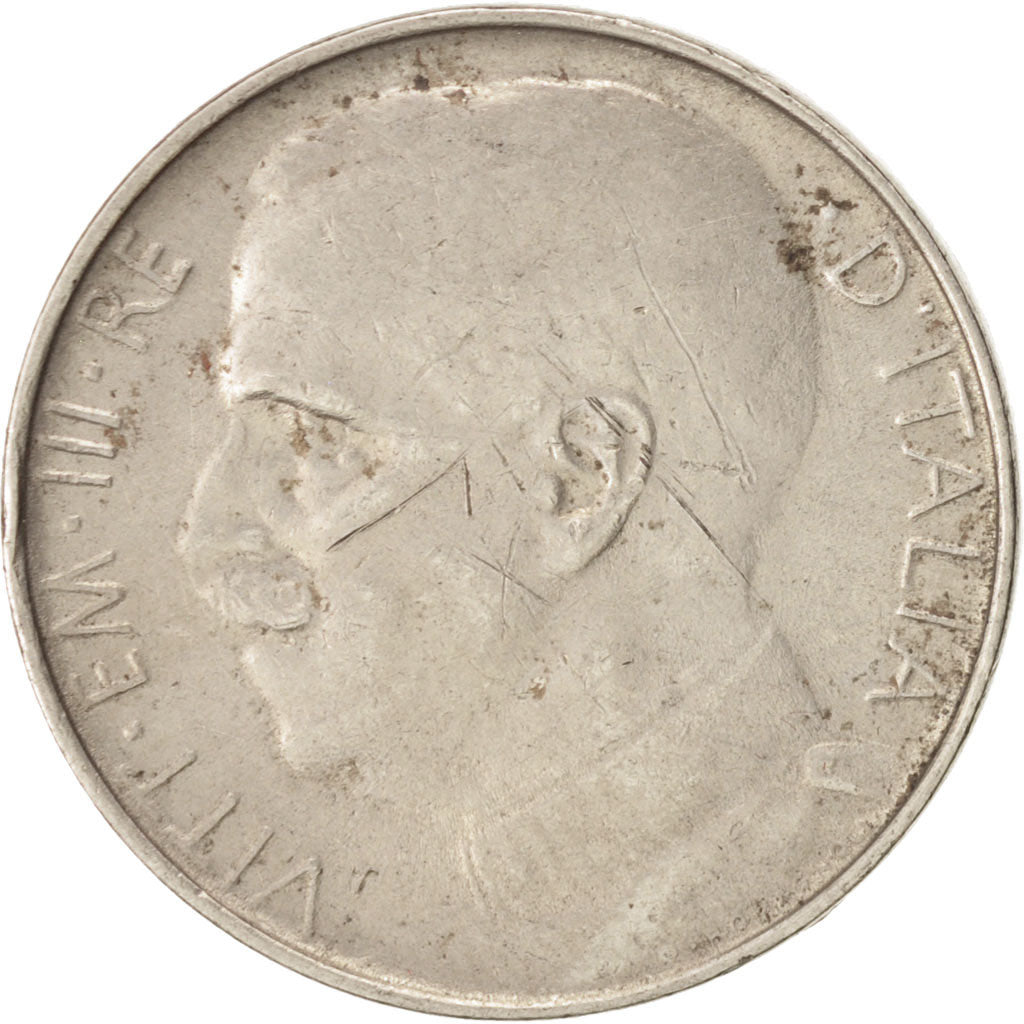 Coin, Italy, Vittorio Emanuele III, 50 Centesimi, 1921, Rome, EF(40-45), Nickel