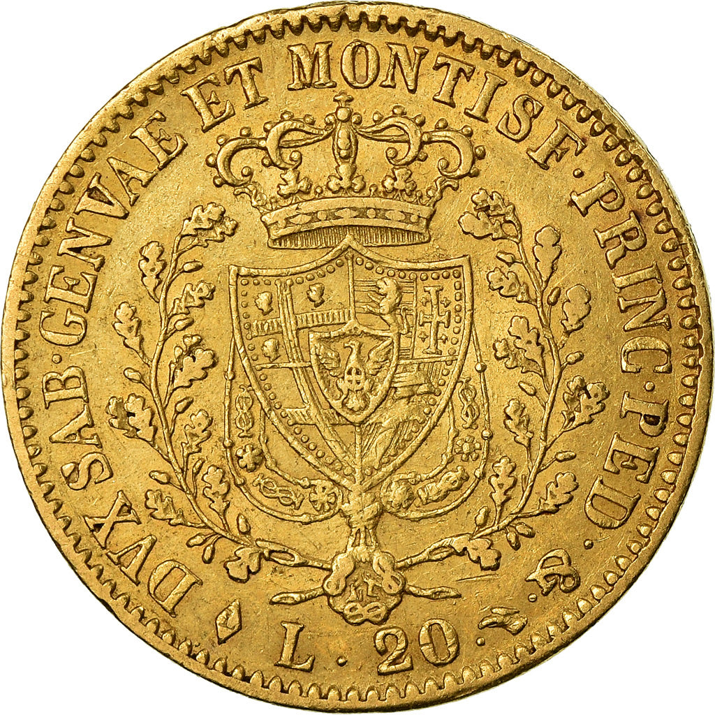 Münze, Italien Staaten, SARDINIA, Carlo Felice, 20 Lire, 1826, Torino, SS