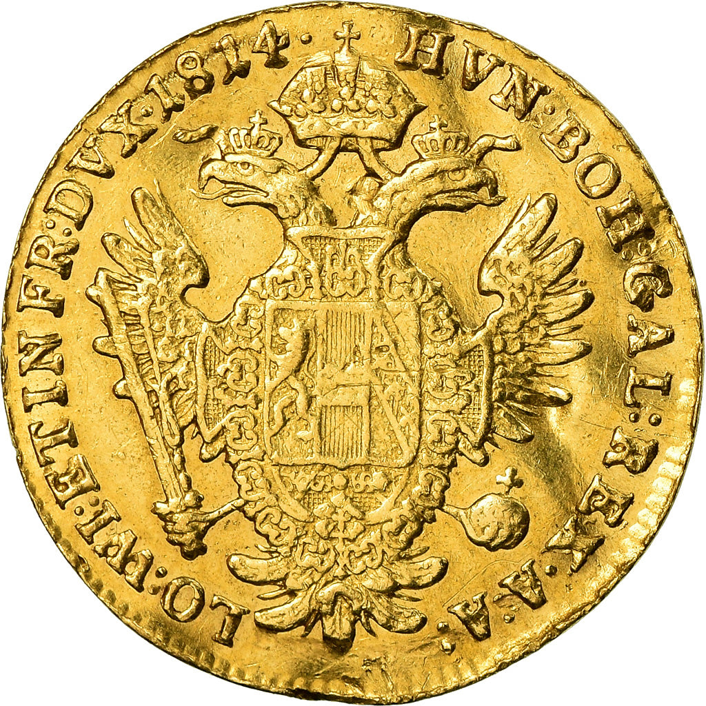 Münze, Österreich, Franz II (I), Ducat, 1814, Vienna, S+, Gold, KM:2169
