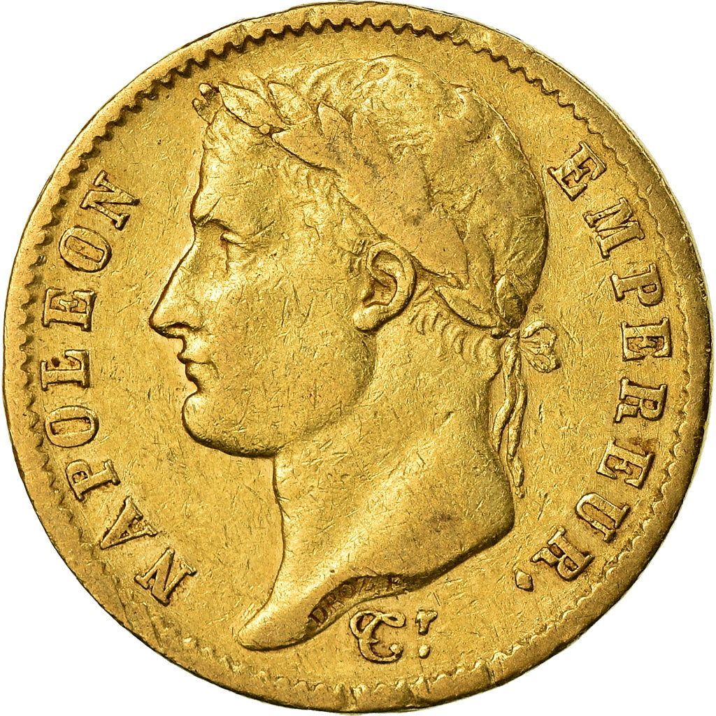 Coin, France, Napoléon I, 20 Francs, 1808, Paris, EF(40-45), Gold, KM:687.1
