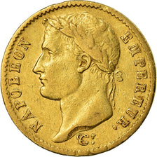 Coin, France, Napoléon I, 20 Francs, 1808, Paris, EF(40-45), Gold, KM:687.1