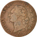 Moneta, Francia, Louis XVI, Sol ou sou, Sol, 1777, Lille, BB, Rame, KM:578.16