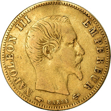 Moneta, Francja, Napoleon III, 5 Francs, 1856, Paris, VF(30-35), Złoto