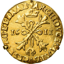 Coin, Spanish Netherlands, 2 Albertins, 1611, Antwerp, EF(40-45), Gold