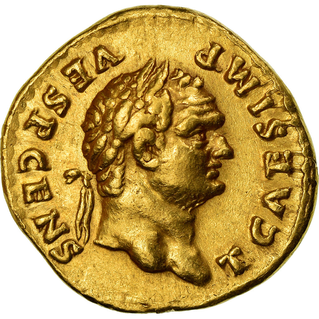 Coin, Titus, Aureus, 73 AD, Roma, AU(55-58), Gold, RIC:557