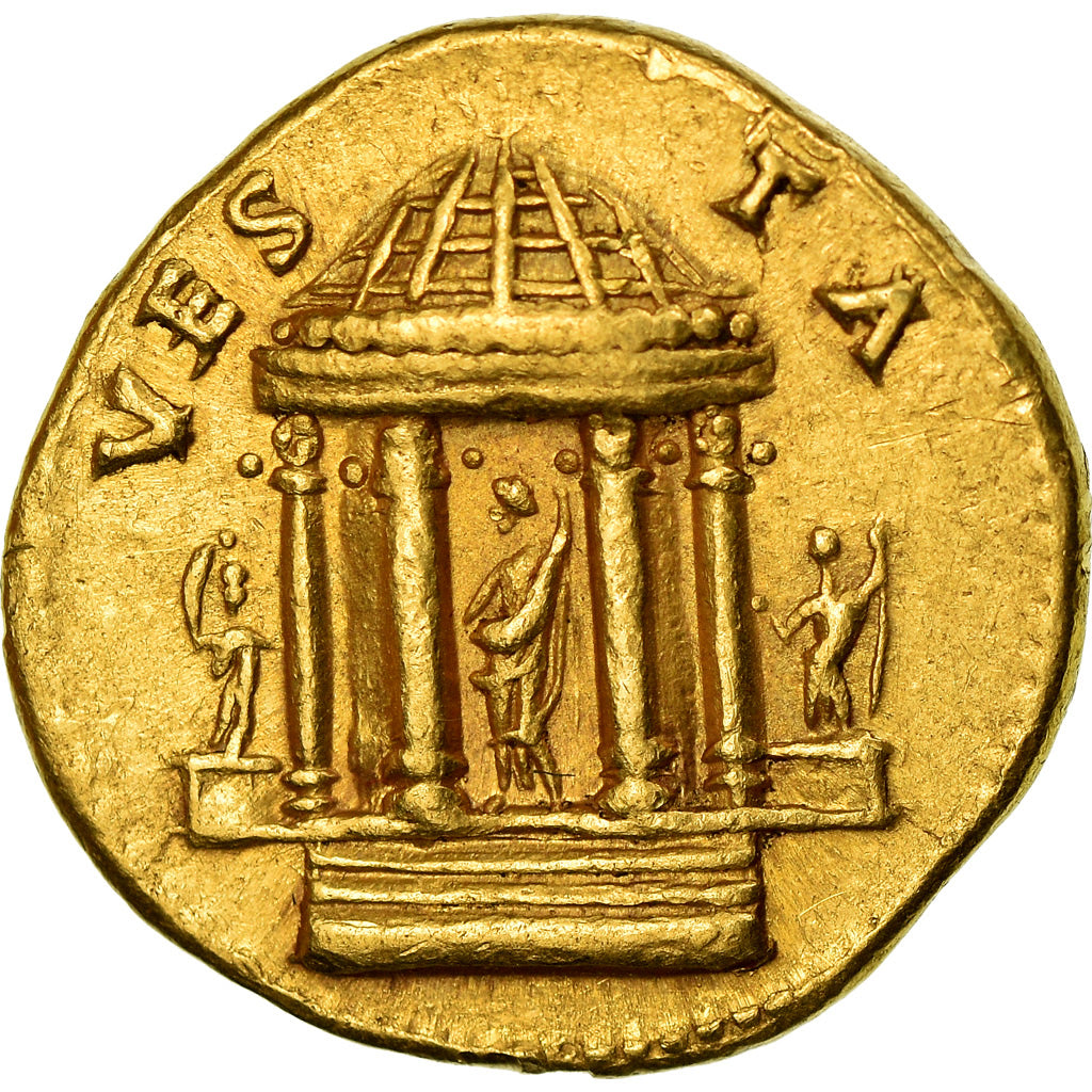 Coin, Titus, Aureus, 73 AD, Roma, AU(55-58), Gold, RIC:557