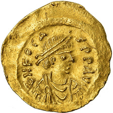 Coin, Phocas, Tremissis, Constantinople, EF(40-45), Gold, Sear:633