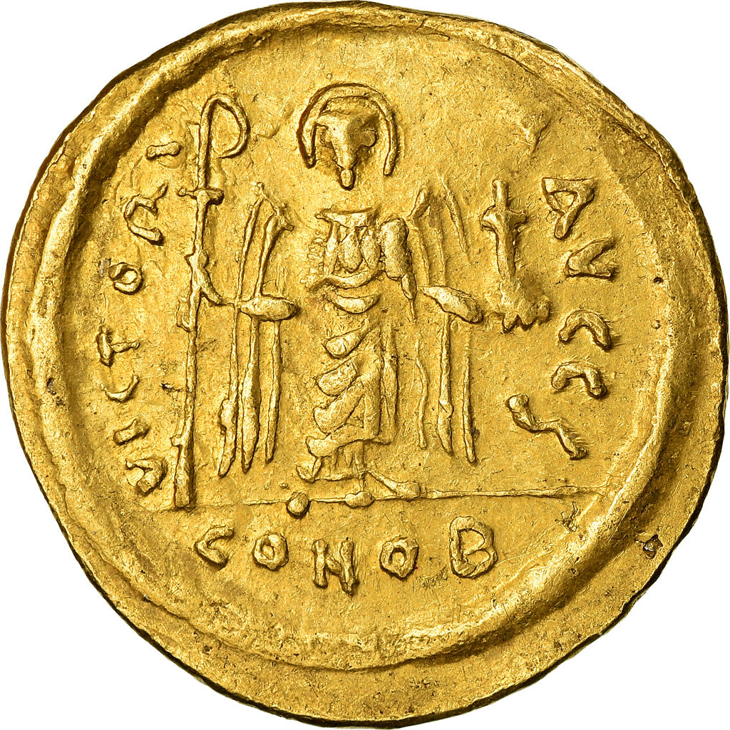 Münze, Phocas, Solidus, Constantinople, VZ, Gold, Sear:616