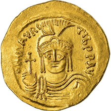 Coin, Maurice Tiberius, Solidus, Constantinople, AU(55-58), Gold, Sear:478