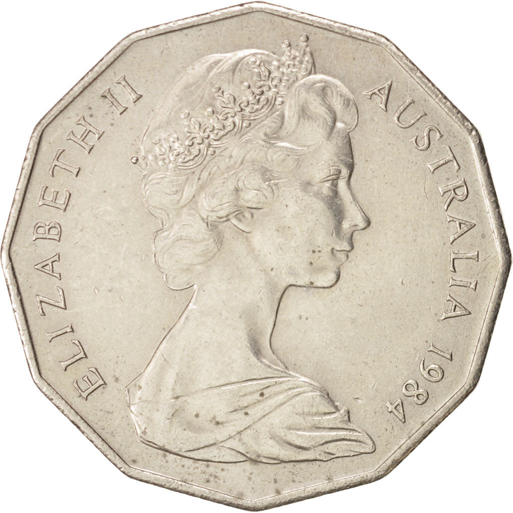 Australia, Elizabeth II, 50 Cents, 1984, Copper-nickel, KM:68