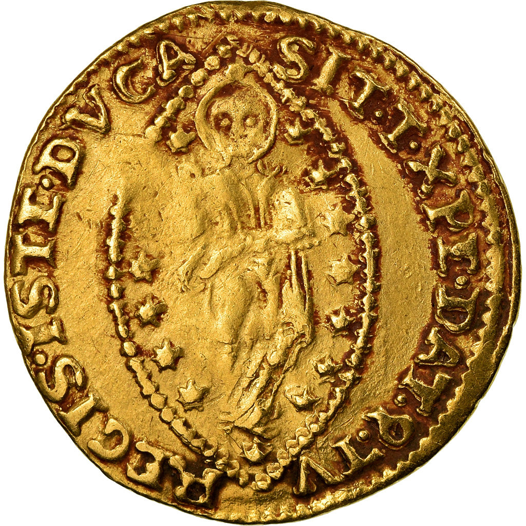 Moneda, Italia, VENICE, Alvise Mocenigo IV, Zecchino, MBC, Oro, Friedberg:1358