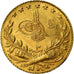 Coin, Turkey, Muhammad V, 25 Kurush, 1911, Qustantiniyah, AU(50-53), Gold