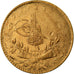 Coin, Turkey, Muhammad VI, 25 Kurush, 1917, Qustantiniyah, EF(40-45), Gold