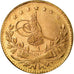 Coin, Turkey, Muhammad VI, 25 Kurush, 1917, Qustantiniyah, EF(40-45), Gold