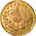 Coin, Turkey, Muhammad VI, 25 Kurush, 1917, Qustantiniyah, EF(40-45), Gold