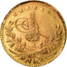 Coin, Turkey, Muhammad VI, 25 Kurush, 1917, Qustantiniyah, EF(40-45), Gold
