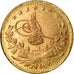 Coin, Turkey, Muhammad VI, 25 Kurush, 1917, Qustantiniyah, EF(40-45), Gold