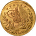 Coin, Turkey, Muhammad VI, 25 Kurush, 1917, Qustantiniyah, EF(40-45), Gold