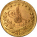 Coin, Turkey, Muhammad VI, 25 Kurush, 1917, Qustantiniyah, EF(40-45), Gold