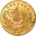 Coin, Turkey, Muhammad VI, 25 Kurush, 1917, Qustantiniyah, Fautée, EF(40-45)