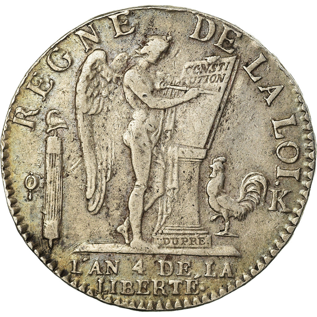 Monnaie, France, Louis XVI, ½ écu de 3 livres françois, 1792, Bordeaux