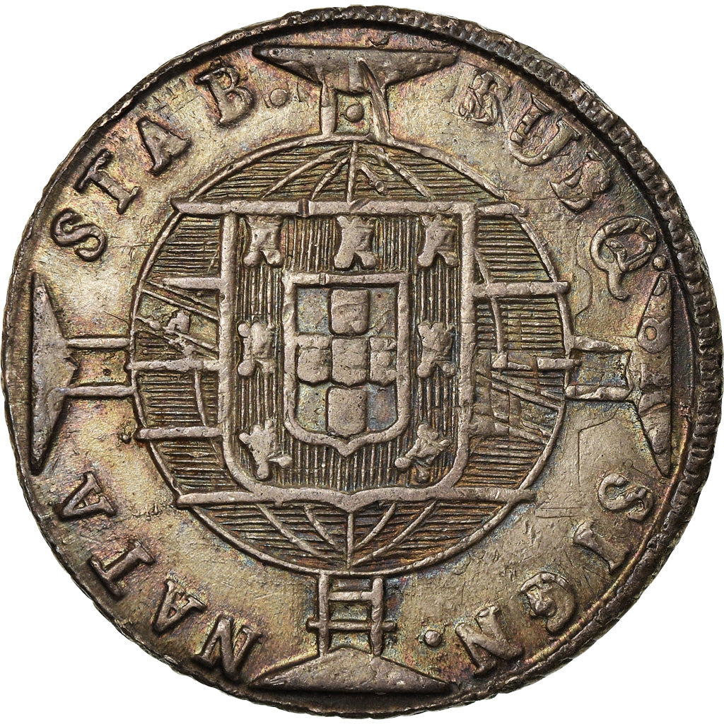 Coin, Brazil, 960 Reis, 1821, Bahia, EF(40-45), Silver, KM:326.2