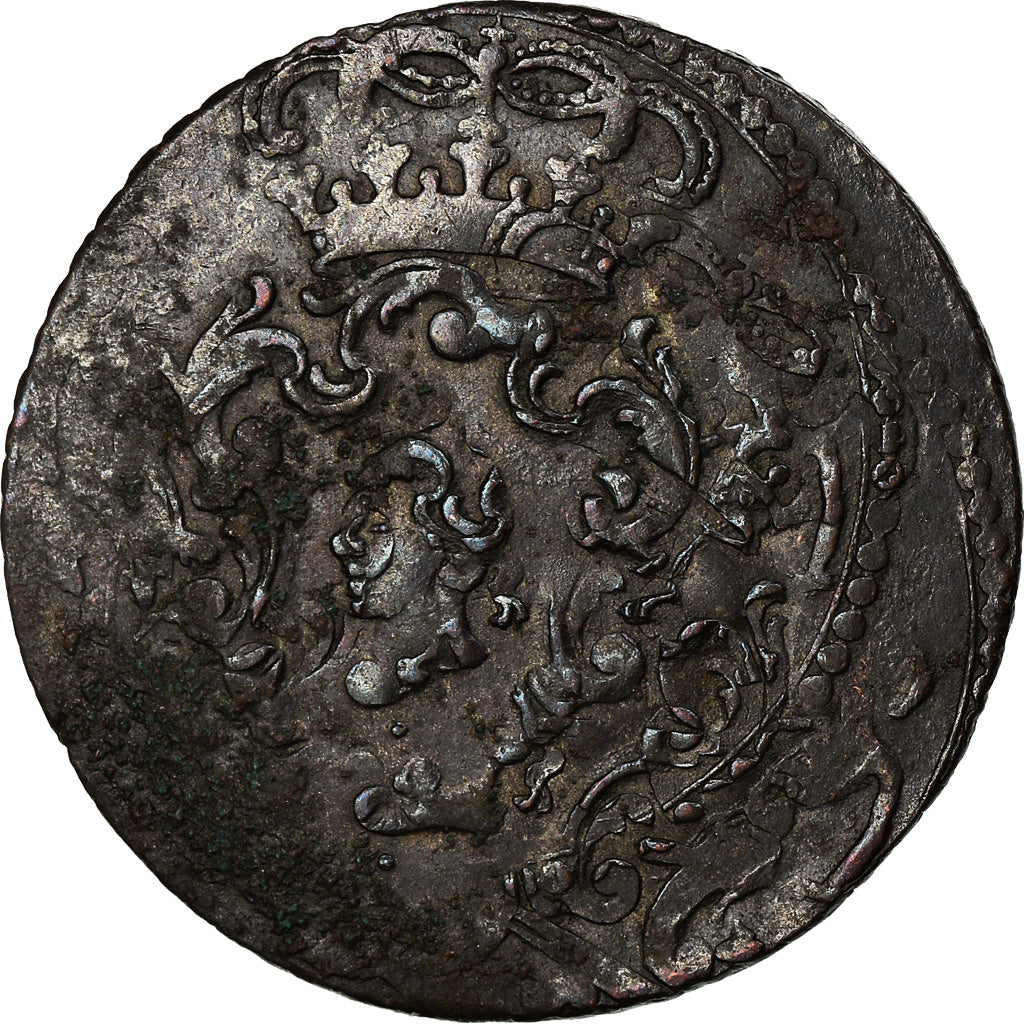 Coin, ITALIAN STATES, CORSICA, General Pasquale Paoli, 4 Soldi, 1766, Fautée