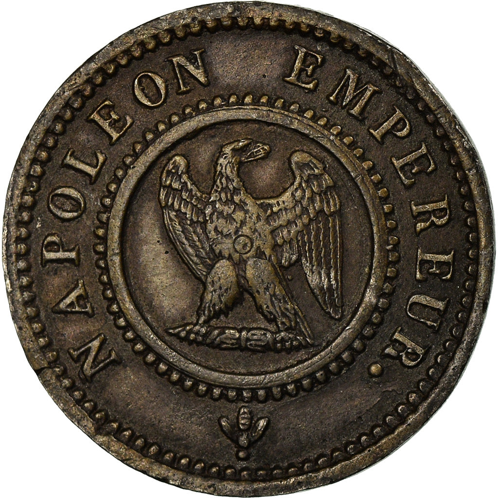 Moneda, Francia, Napoleon I, Centime, ESSAI, MBC, Bronzed Tin