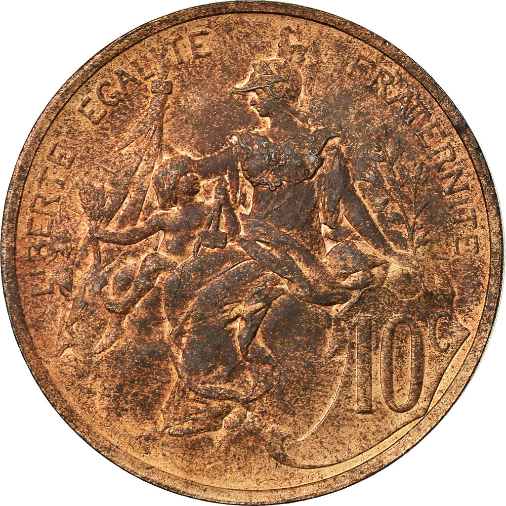 Monnaie, France, Dupuis, 10 Centimes, ND (1897), ESSAI, SPL, Bronze, Gadoury:276