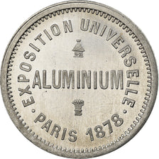 Moneda, Francia, Exposition Universelle, 1 Gramme, 1878, ESSAI, SC, Aluminio