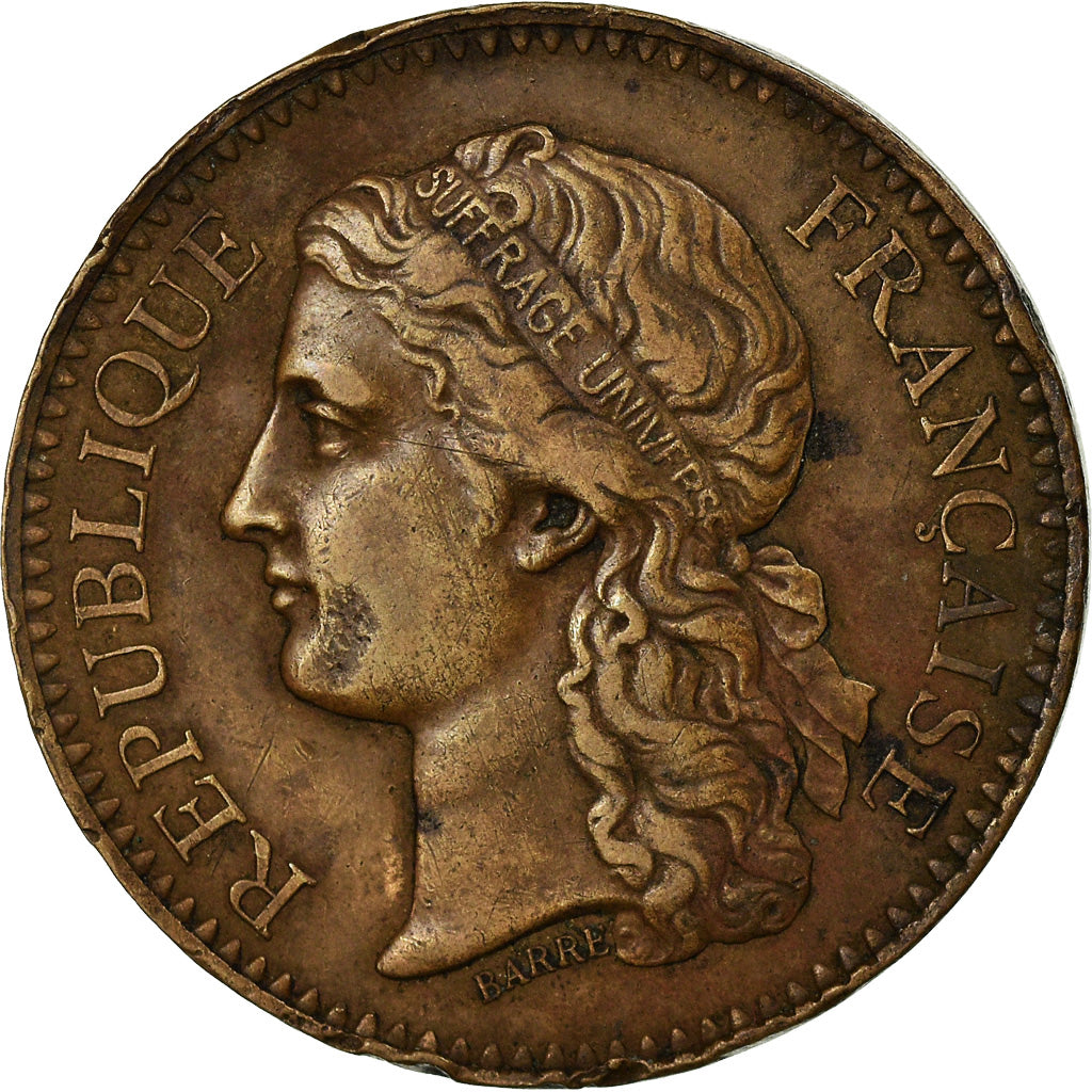Francja, Medal, Exposition universelle de Paris, 1878, Barre, VF(30-35), Miedź