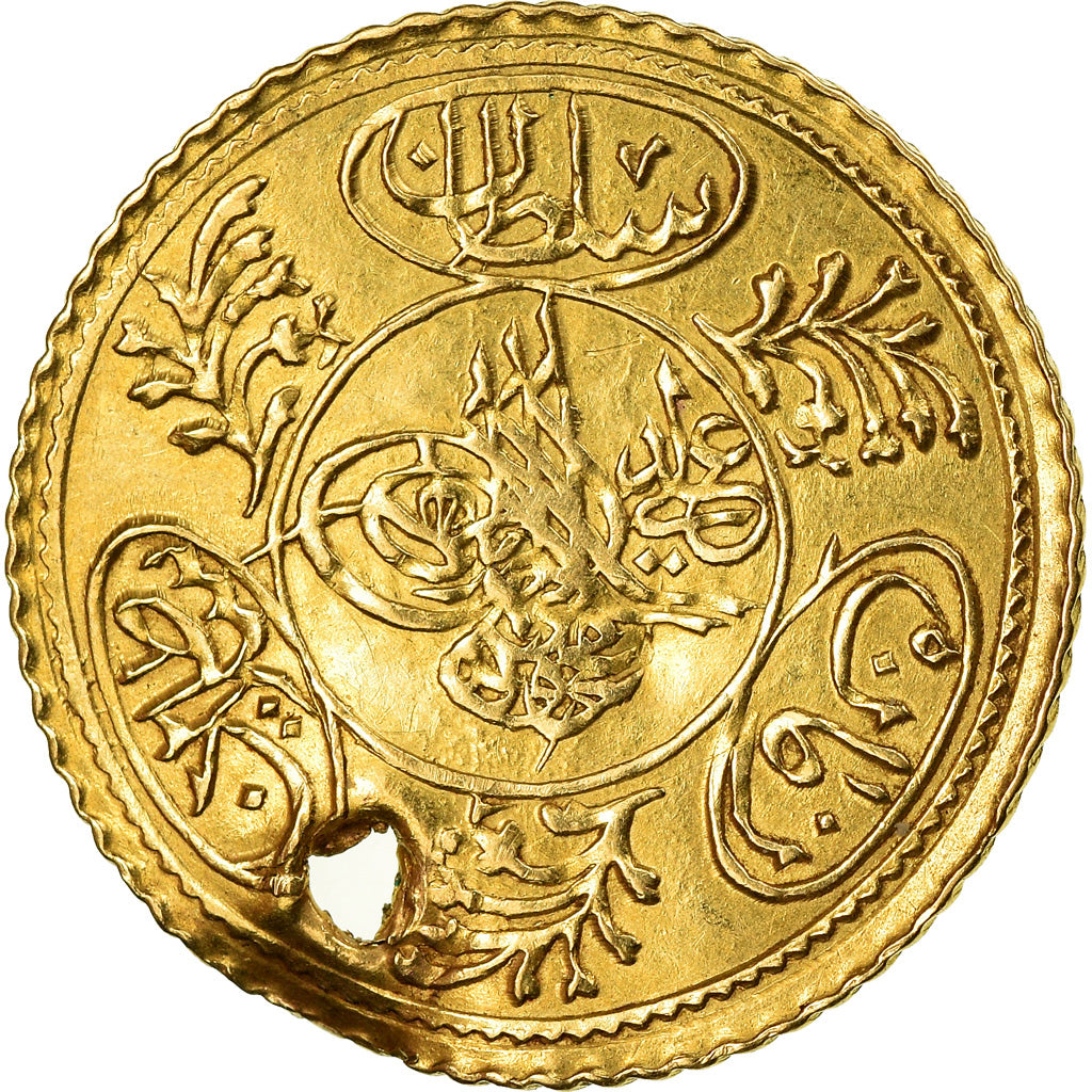 Monnaie, Turquie, Mahmud II, Hayriye Altin, 1829, Qustantiniyah, TB+, Or, KM:638