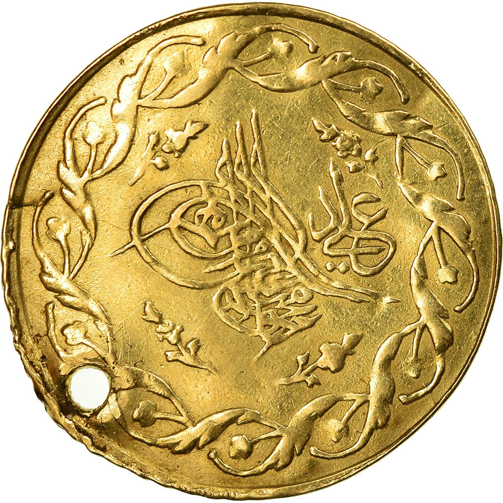 Coin, Turkey, Mahmud II, Cedid Mahmudiye, 1837, Qustantiniyah, EF(40-45), Gold