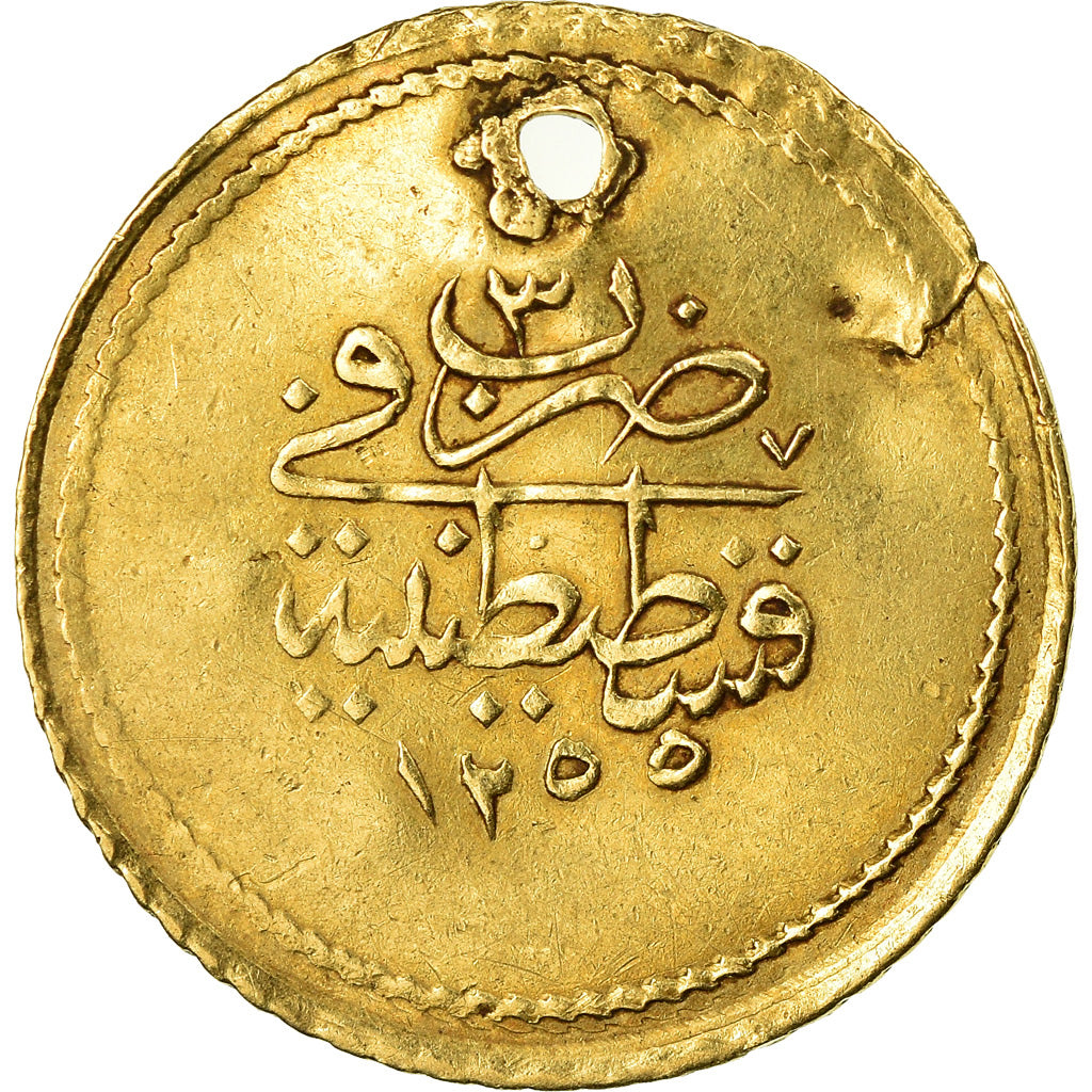 Coin, Turkey, Abdul Mejid, Memduhiye Altin, 1841, Qustantiniyah, VF(30-35)