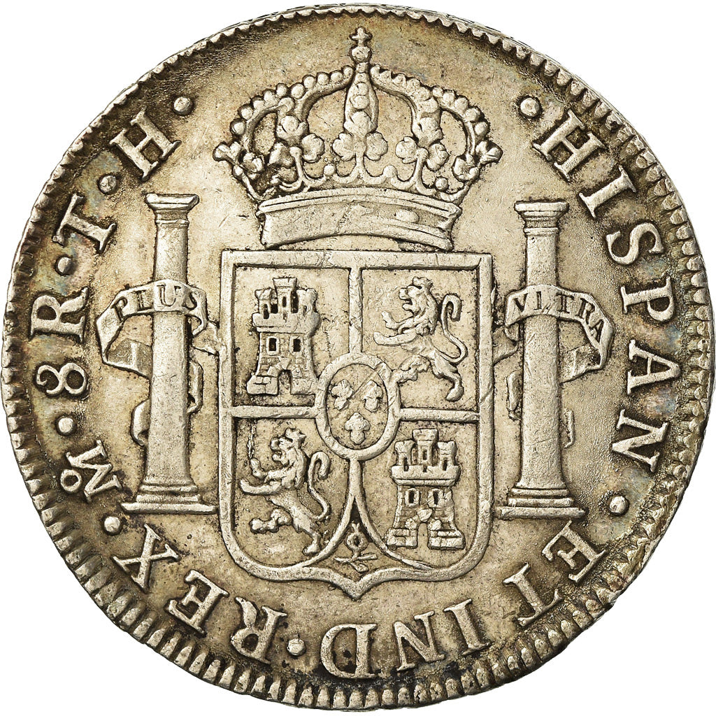 Coin, Mexico, Charles IV, 8 Reales, 1804, Mexico City, EF(40-45), Silver, KM:109