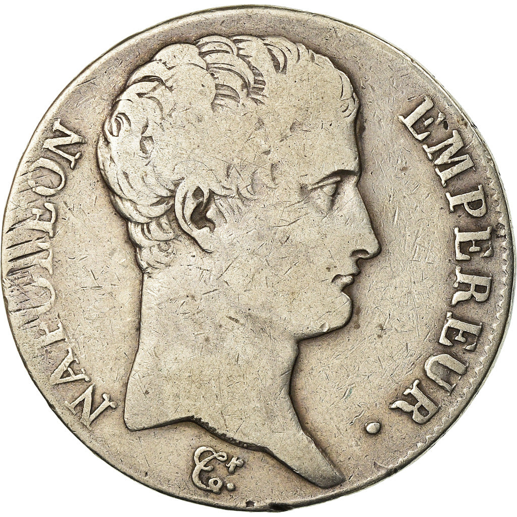 Moneta, Francja, Napoléon I, 5 Francs, AN 13, Toulouse, VF(30-35), Srebro